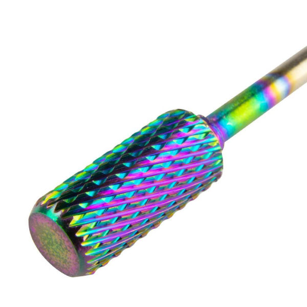 Metall (Diamond cutter) slip bits - Cylinder - Rainbow 09 multifärg