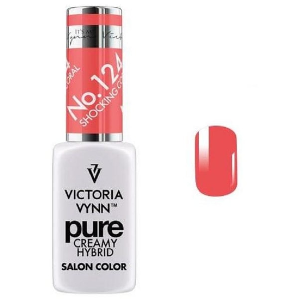Victoria Vynn - Pure Creamy - 124 Shocking Coral - Geelilakka Red