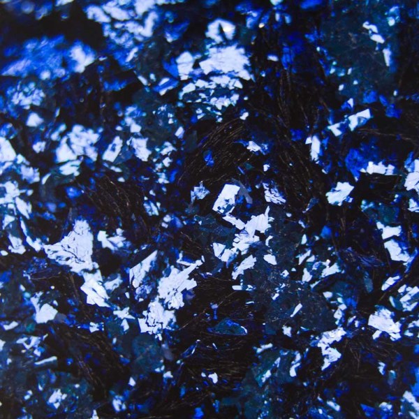 Kynsikoristeet - Metalli/Alu-hiutaleet - 06 Blue