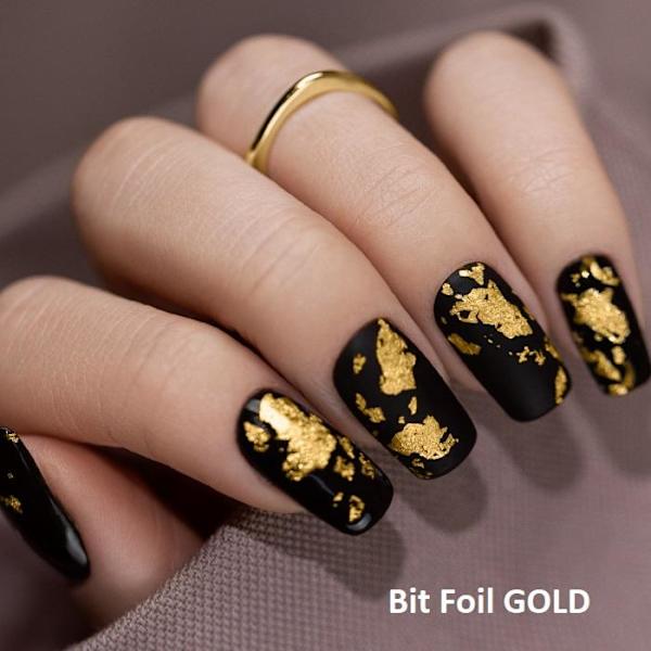 Nagel folie - 3D Glas #4 Gold