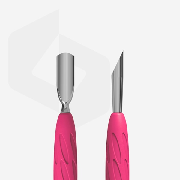 Staleks Nagelbandspusher - UNIQ - PQ-10/2 Metall utseende
