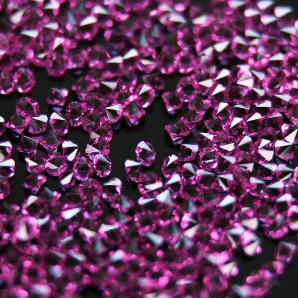 Kristallikivet (lasi) - 1 mm - 200-300 kpl - 10 Light purple