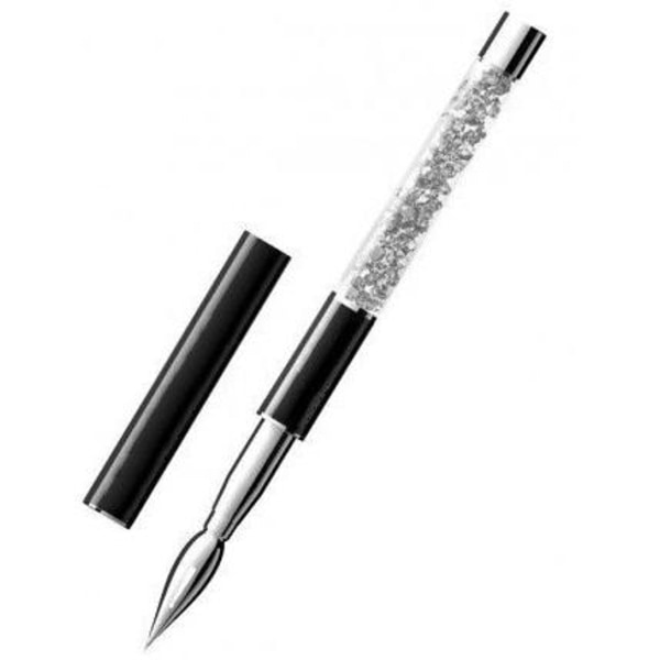 Crystal Stylograph - Pen til negle dekorationer - Sort Black