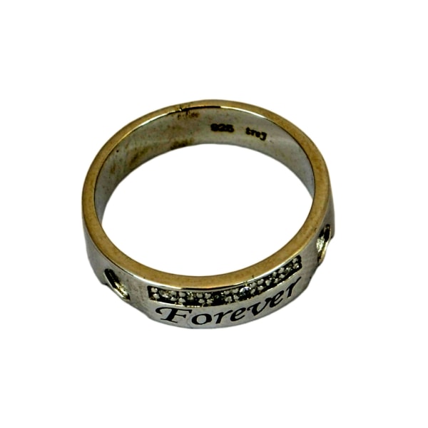 Forever - Exklusiv ring i silver med Cubic Zirconia stenar one size