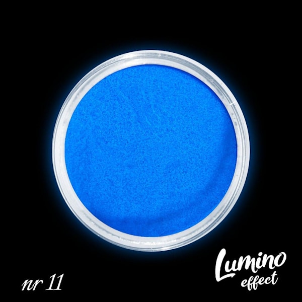 Effektpulver - Självlysande - Lumino - 11 Light blue