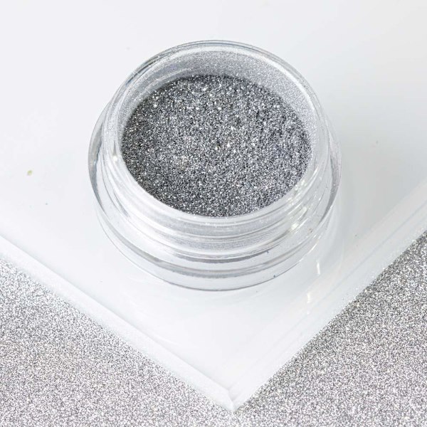 Effect Powder - Chrome / Glass - Silver Silver