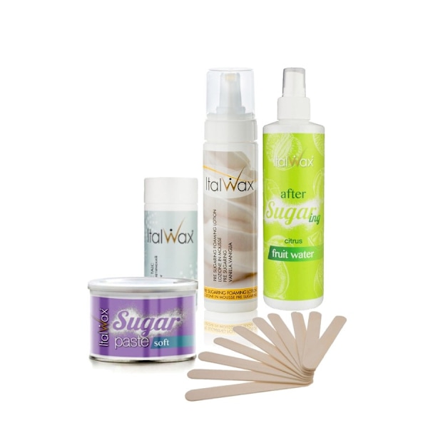 200ml Före socker vaxning - Socker skum - Vanilla - Italwax Transparent