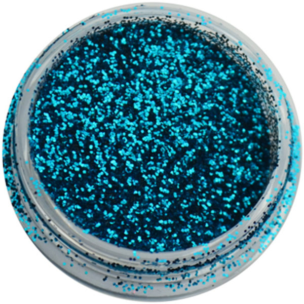 Sea blue glitter - Hex - 0,2 mm