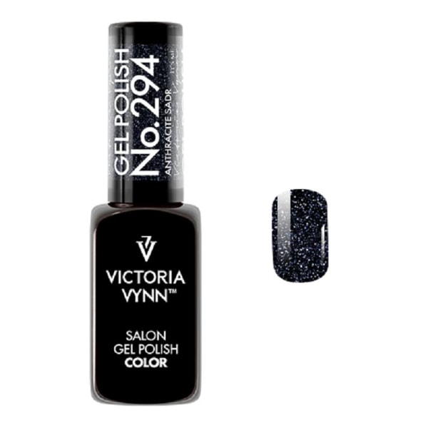 Victoria Vynn - Gel Polish - 294 Anthracite Sadr - Gellack grå
