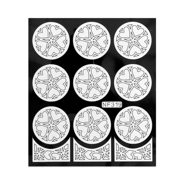 Kynsien koristelu - Malli maalausta varten - NF319 Multicolor