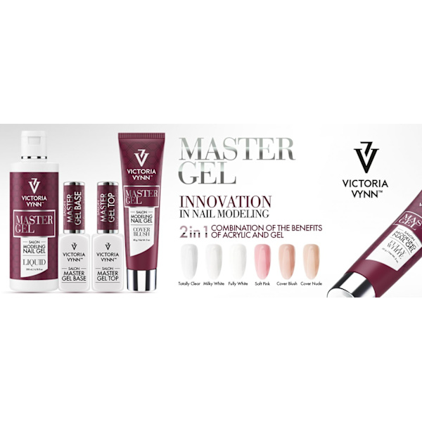 Akrylgel - Master gel - Base 8ml - Victoria Vynn Transparent