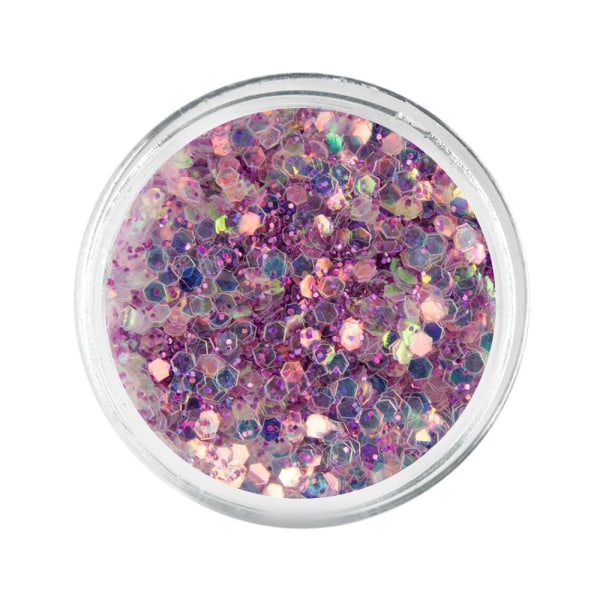 Negleglitter - Blinkeffekt - Hexagon - 12 Purple