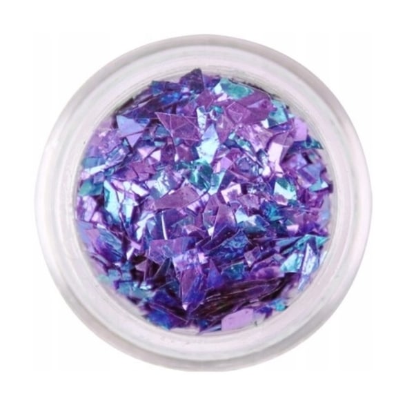 Kynsien glitter - Hologrammifolio - 06 Purple