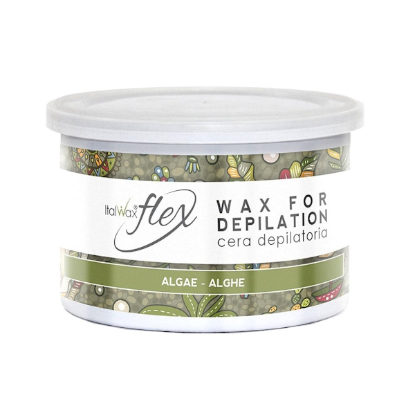 400g Flex - Algae - Varmt Vax Burk - Italwax Grön