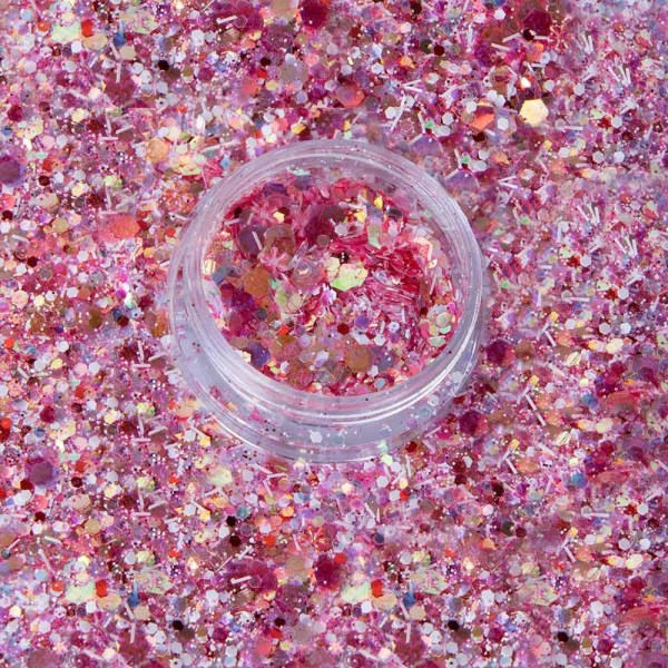Mix glitter - Alpine effekt - 07 multifärg