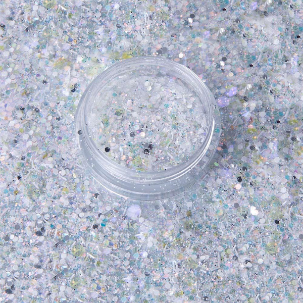 Bland glitter - Alpine effekt - 04 Multicolor