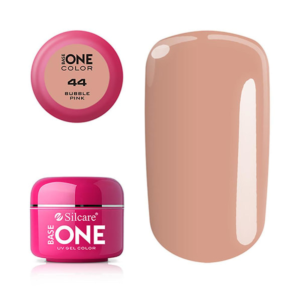 Base one - Farve - UV Gel - Bubble Pink - 44 - 5 gram Beige