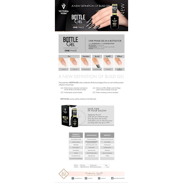 Victoria Vynn - Bottle Gel - Candy pink - Builder 15ml - En-fas Rosa