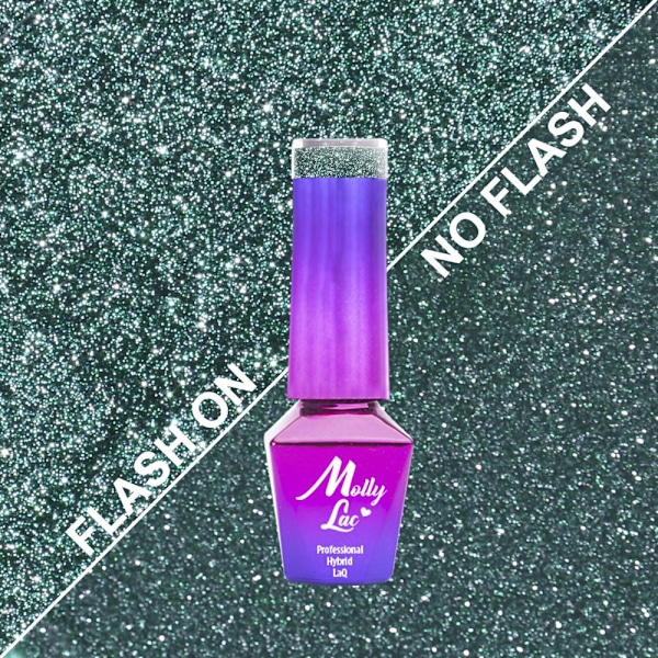 Mollylac - Gellack - Flashling lights - 612 5ml Grön