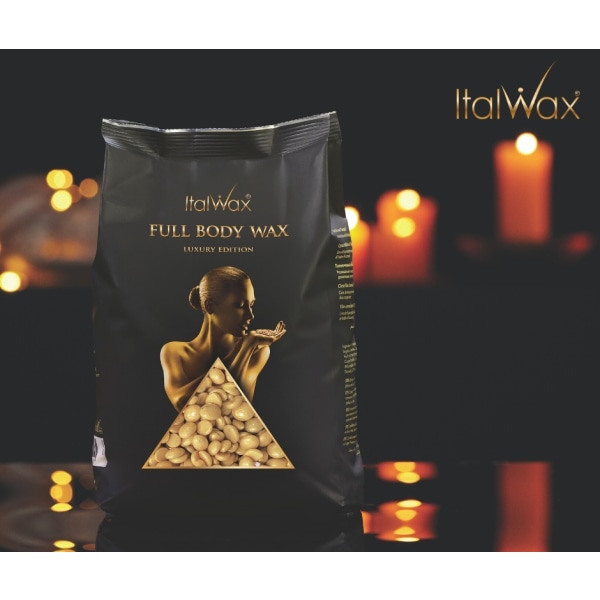 Vax i flingor - Luxury Edition - 1 kg - Italwax Gul
