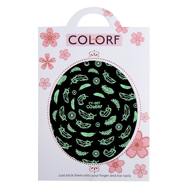 Tarrat - Hehkuvat UV-valossa - CY-007 - Kynsille Multicolor