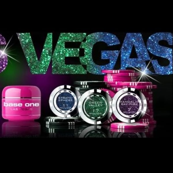 Base One - UV-geeli - Las Vegas - 12 kappaletta - Sekoitus - 5 grammaa Multicolor