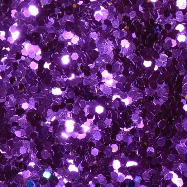 Deep PURPLE Glitter Hex - 1mm