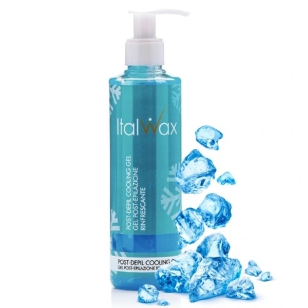 250ml Efter vaxning - Cooling gel - Menthol - Italwax Blå