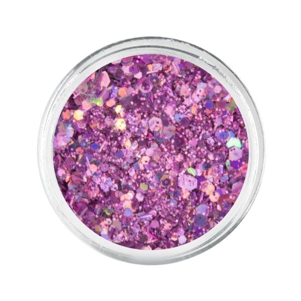 Negleglitter - Blinkeffekt - Hexagon - 16 Purple