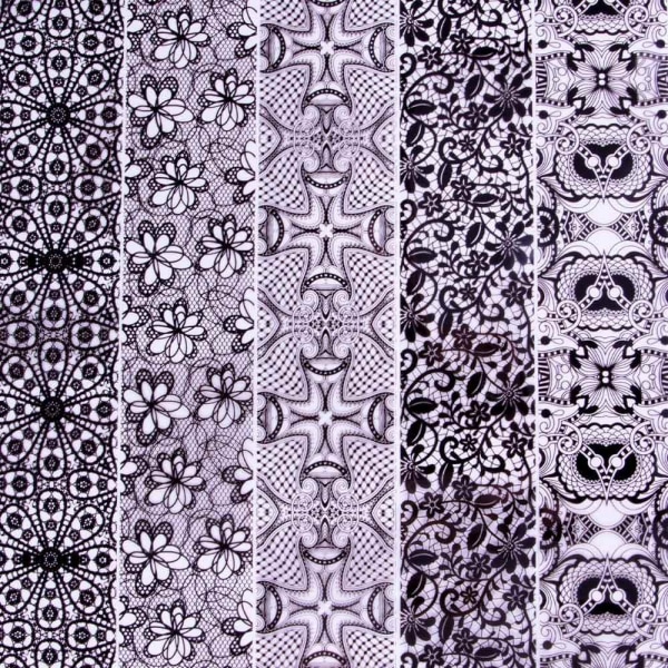 Kynsikalvo / folio - 10 värin sarja - 100 cm / kpl Multicolor