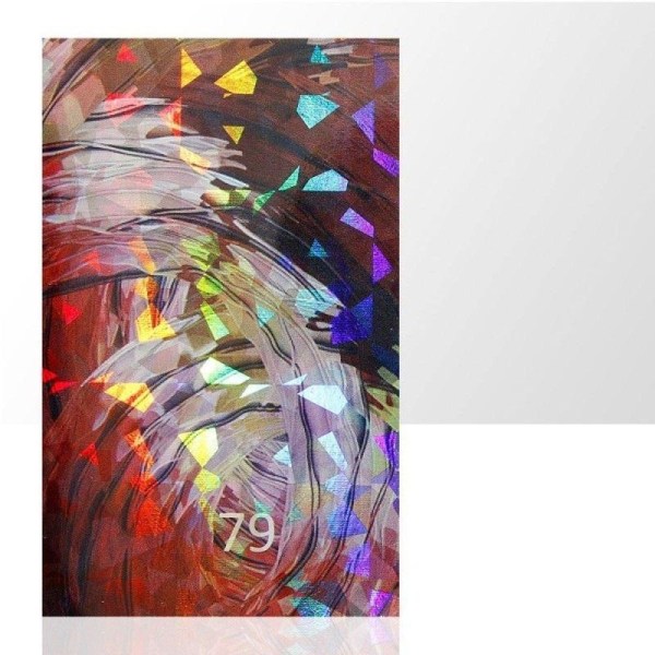 Nagel folie - Laser effect - 039 - 59 Multicolor