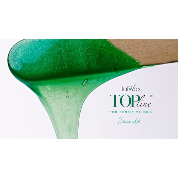 Varmt Vax - Top Line - Emerald - 800g - Italwax Light green