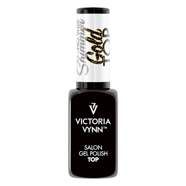 Top coat - Shimmer - Gold -  No Wipe - 8 ml - Victoria Vynn multifärg