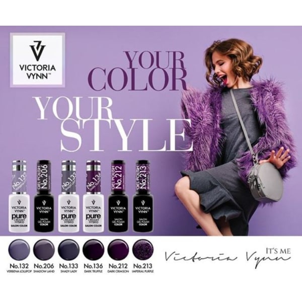 Victoria Vynn - Pure Creamy - 136 Dark Tryffle - Geelilakka Purple