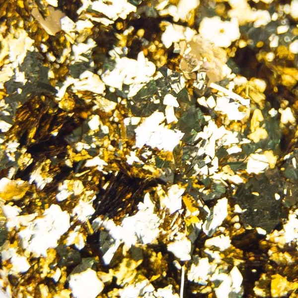 Kynsikoristeet - Metalli/Alu-hiutaleet - 02 Gold