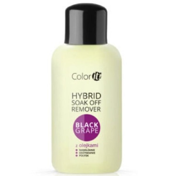 Soak Off Hybrid Gel Remover - Svarta Vinbär - 150 ml Transparent