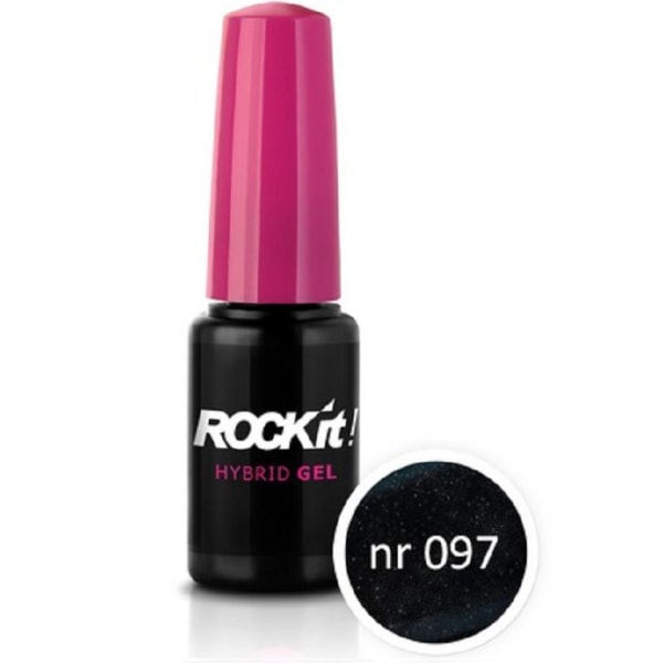 Silcare - Rock IT - Hybrid gel - 8g - Färg: #097 Svart