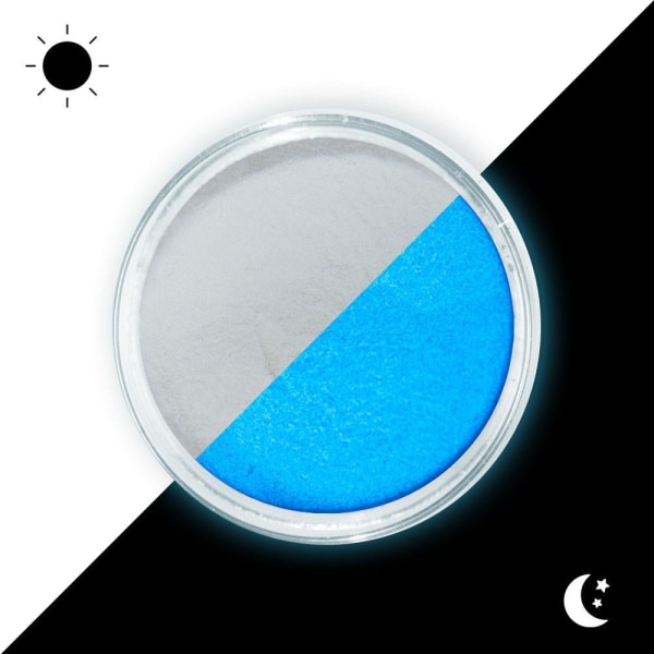 Effektpulver - Självlysande - Lumino - 03 Blå