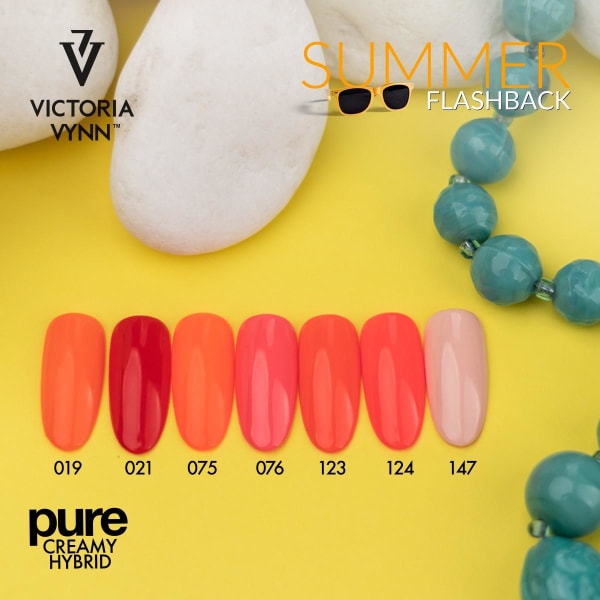 Victoria Vynn - Pure Creamy - 124 Shocking Coral - Gellack Röd