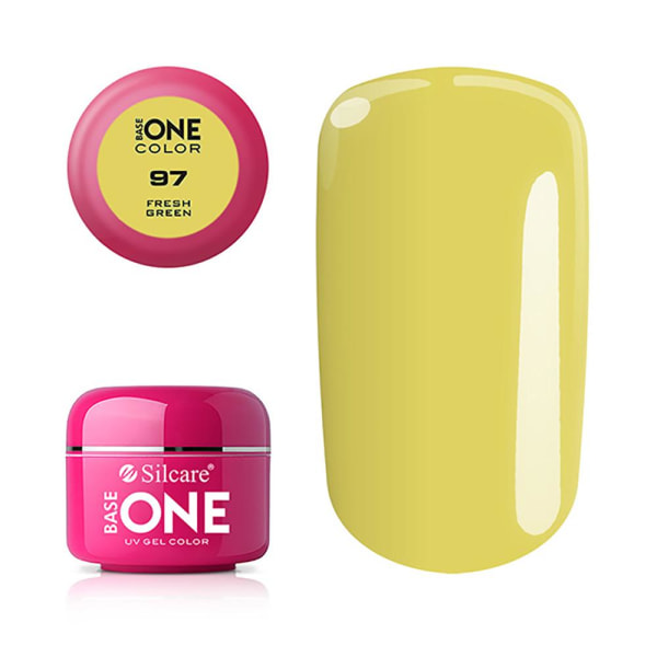 Base one - Väri - UV-geeli - Oliivipuu - 100 - 5 grammaa Mustard
