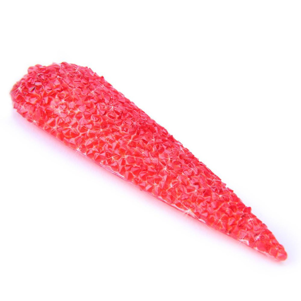 Krystalsten (Glas) - 1 mm - 200-300 stk - 13 Red