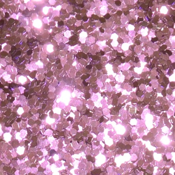 Lavendel Glitter Hex - 1mm