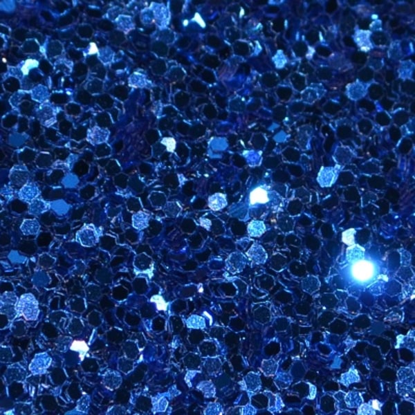 Royal BLUE Glitter HEX - 1mm