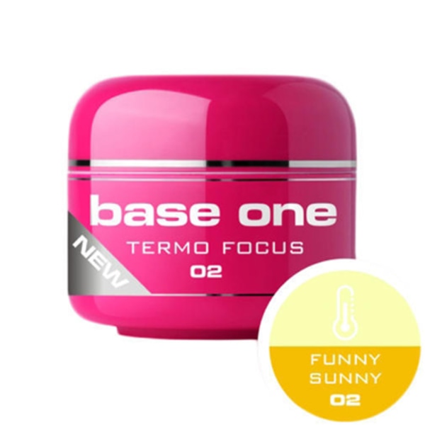 Base one - UV Gel - Termo - Funny solrig - 02 - 5 gram