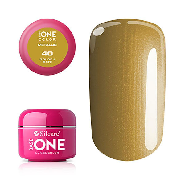 Base One - UV Gel - Metallic - Golden Gate - 40 - 5g Guld