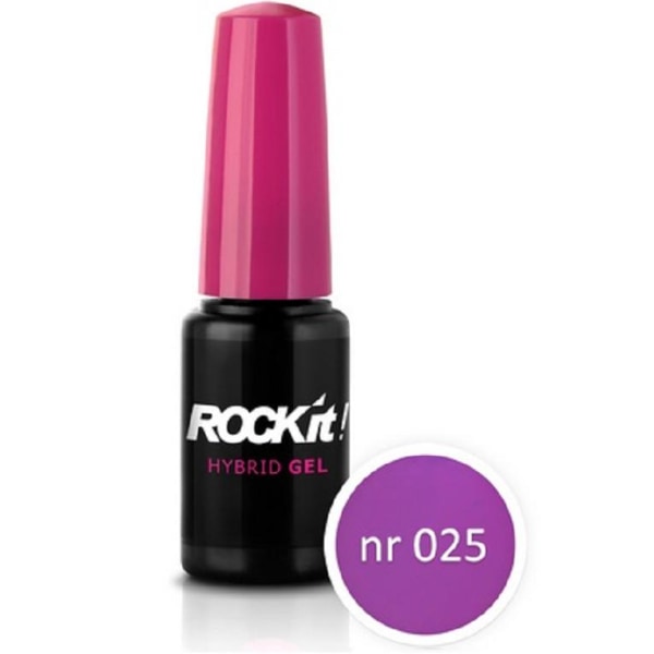 Silcare - Rock IT - Hybrid gel - 8g - Färg: #025 Lila