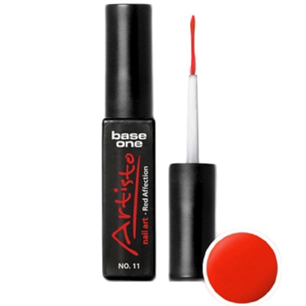 Base one - UV Gel - Artisto - Red Affection - 11- 10 gram Red