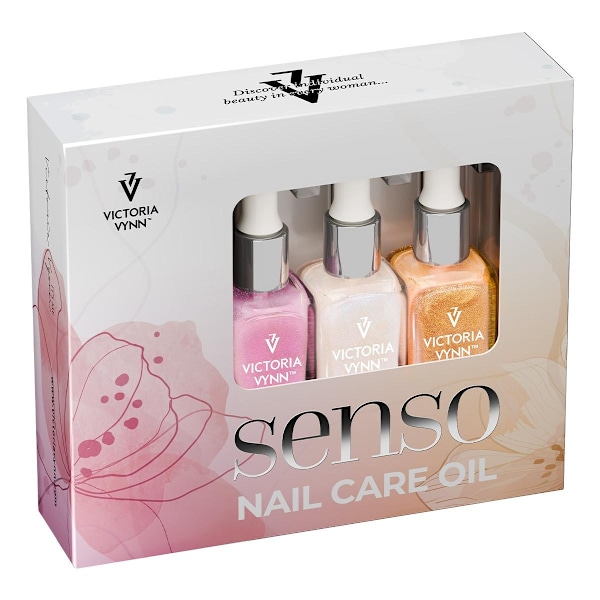 Victoria Vynn 3-pack - Nagelbandsolja / Nagelolja - Senso - 3x9ml multifärg