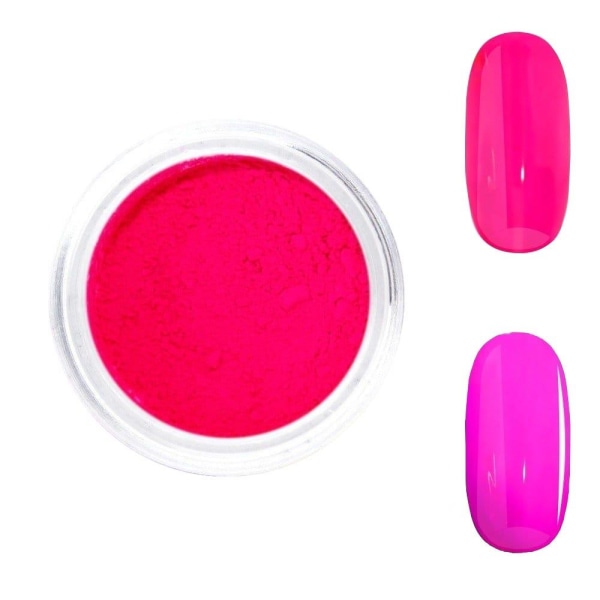 Neon pigment / pulver - Rosa 10 Mörkrosa