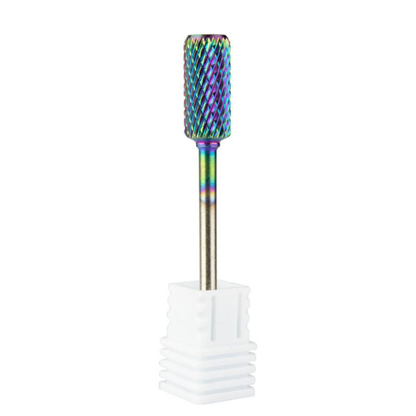 Metall (Diamond cutter) slip bits - Cylinder - Rainbow 09 multifärg